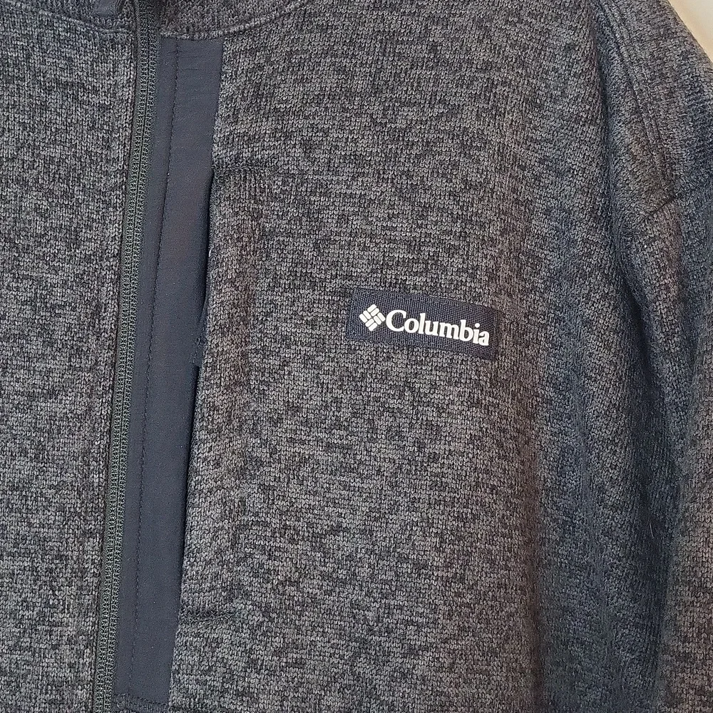 Columbia Charcoal‎ Gray Full-Zip Fleece Jacket